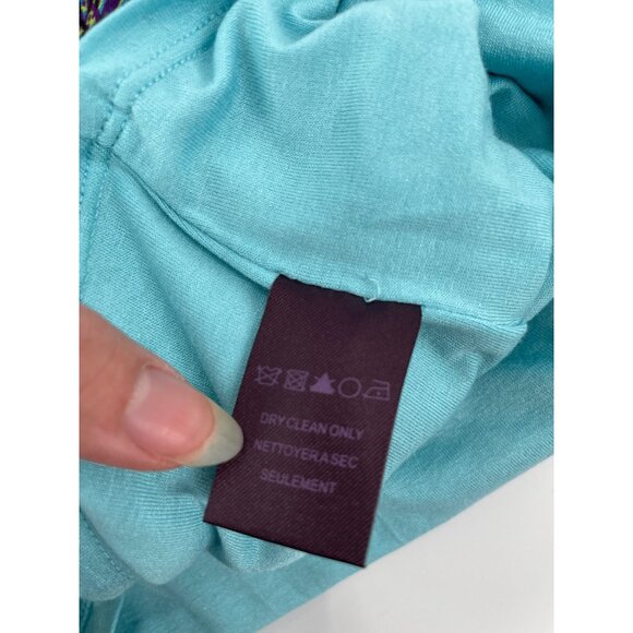 NWT Hale Bob Sleeveless Racerback Midi Dress Womens S Boho Chic Vibrant Vacation - Picture 6 of 9